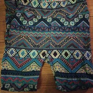 Lularoe OS leggings Aztec